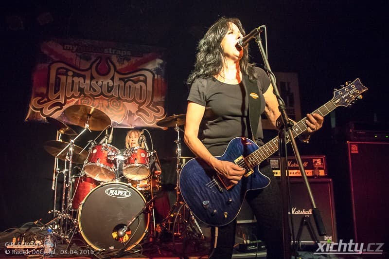 Girlschool, The Agony 2015 / Praha