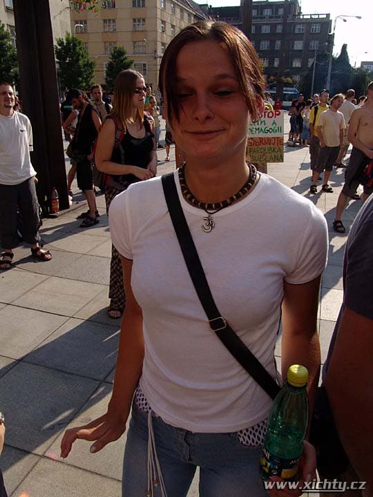 Demonstrace na podporu Czechteku (Ostrava)